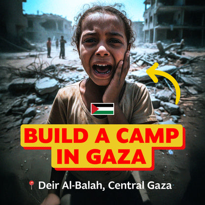 Build a Camp in Deir Al-Balah, Central Gaza 🇵🇸