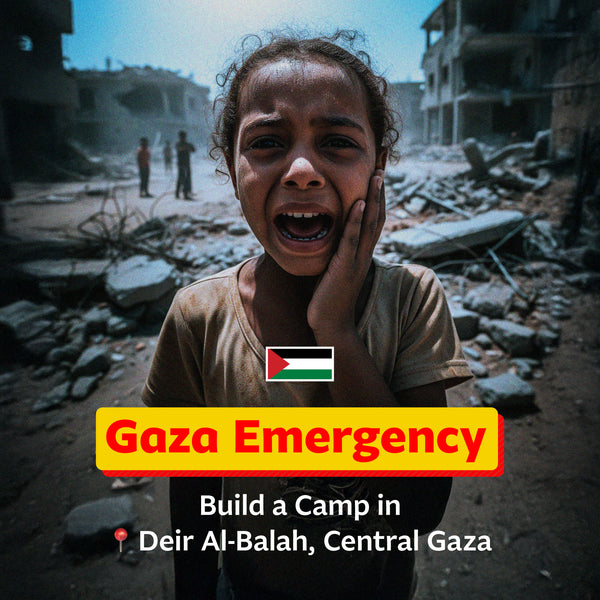Build a Camp in Deir Al-Balah, Central Gaza 🇵🇸