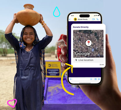 Build a Water Well Directly, Get Instant Updates!
