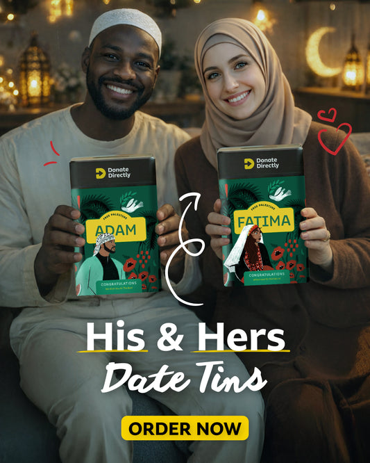 Charcoal- His & Hers Date Tins
