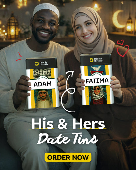 Illustration - His & Hers Date Tins
